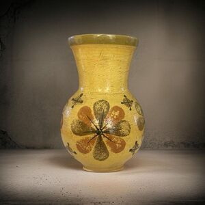 Rosenthal Netter Aldo Londi Pottery Vase – 9 3/4” Tall, Italy  Mid-Century Moder